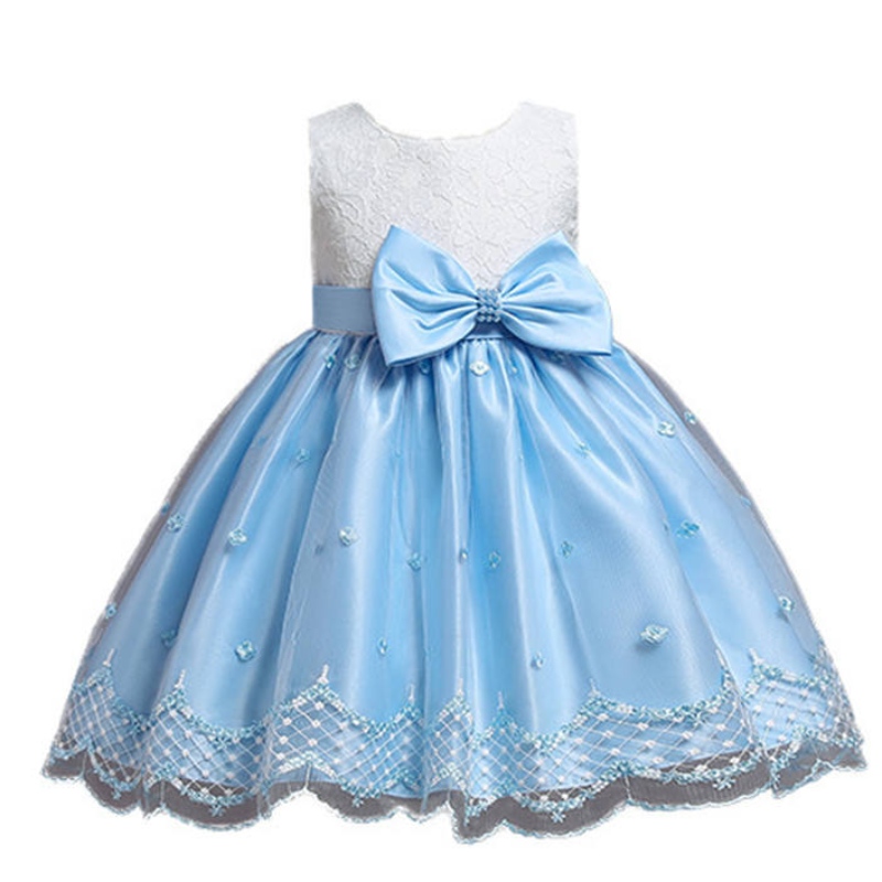 Barnens prinsessklänning Flower Girl Dress Birthday Fluffy Little Girl Catwalk Costume