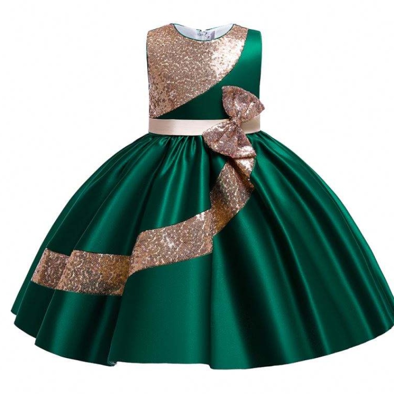 Baige 10 år Amazon Sequined Children\'s Girl Party Dress Girls Wedding Party Ball Gown L5283