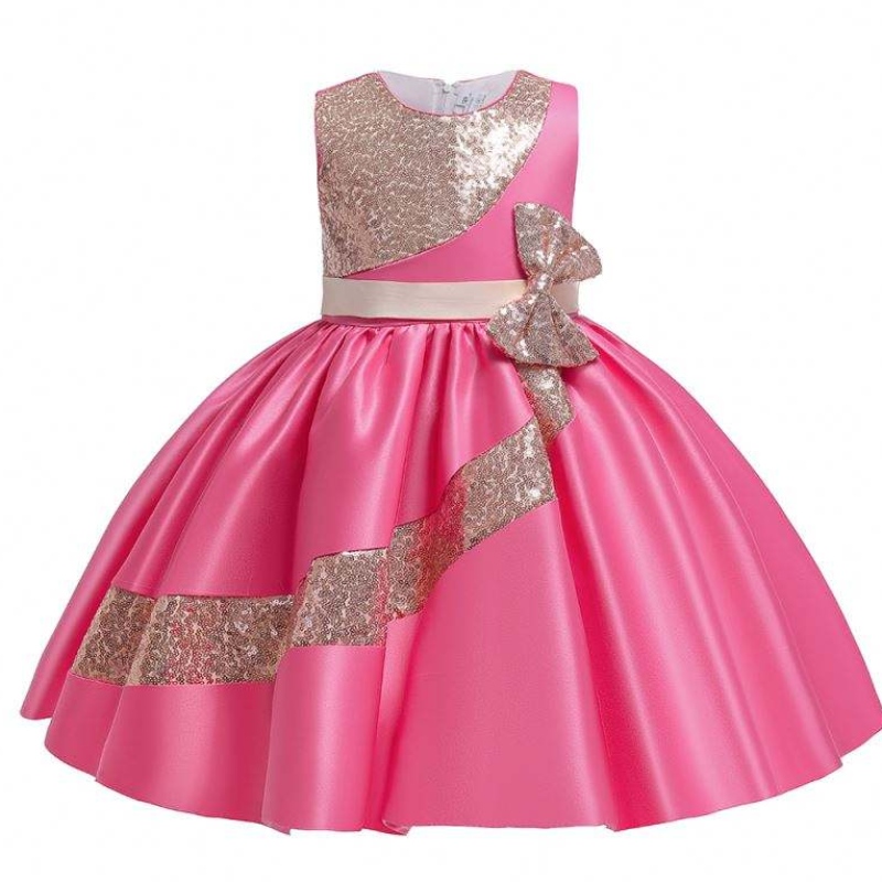 Baige 10 år Amazon Sequined Children\'s Girl Party Dress Girls Wedding Party Ball Gown L5283