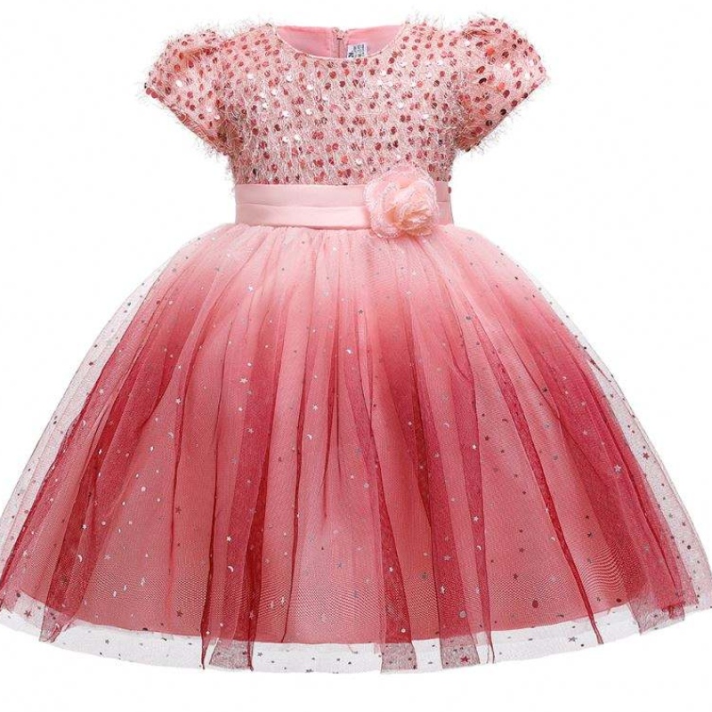 Baige New Design Girls Cake Dress Elegant Evening Formal Baby Flower Girl Dresses L5160