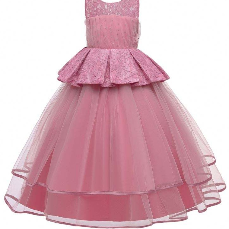 Baige Fancy Girls Party Dresses Spring and Summer Children Clothing Baby Girls Party Dresses