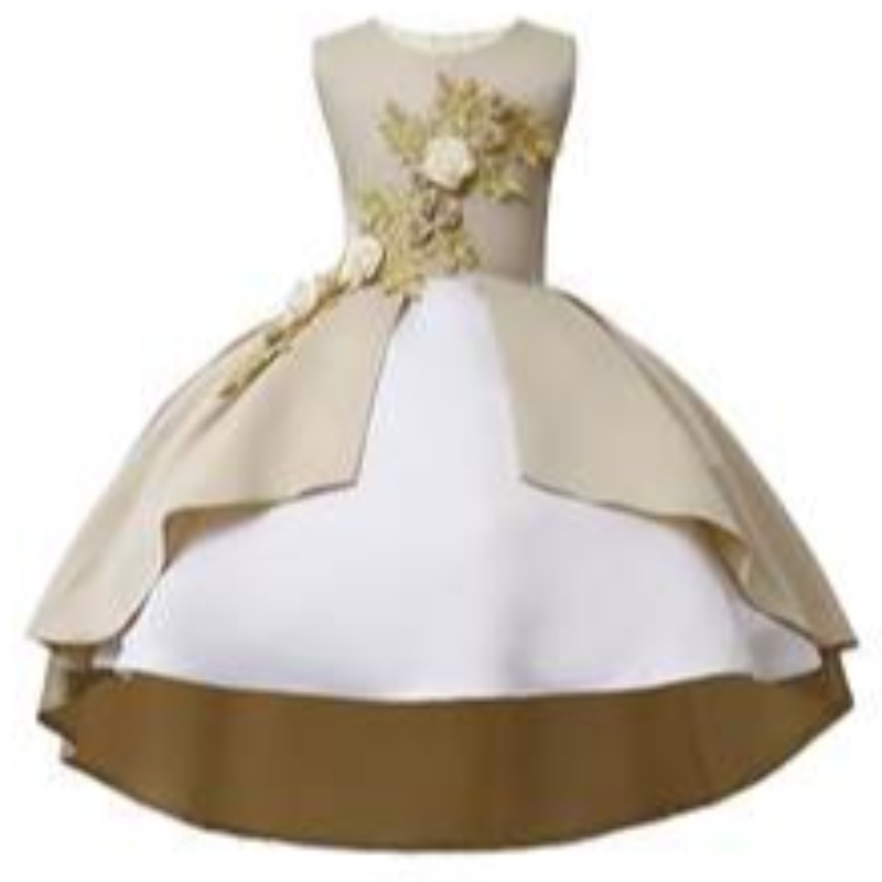 Babykläder vintage broderad fest bär blomma små flickor \\\\ \'klänningar
