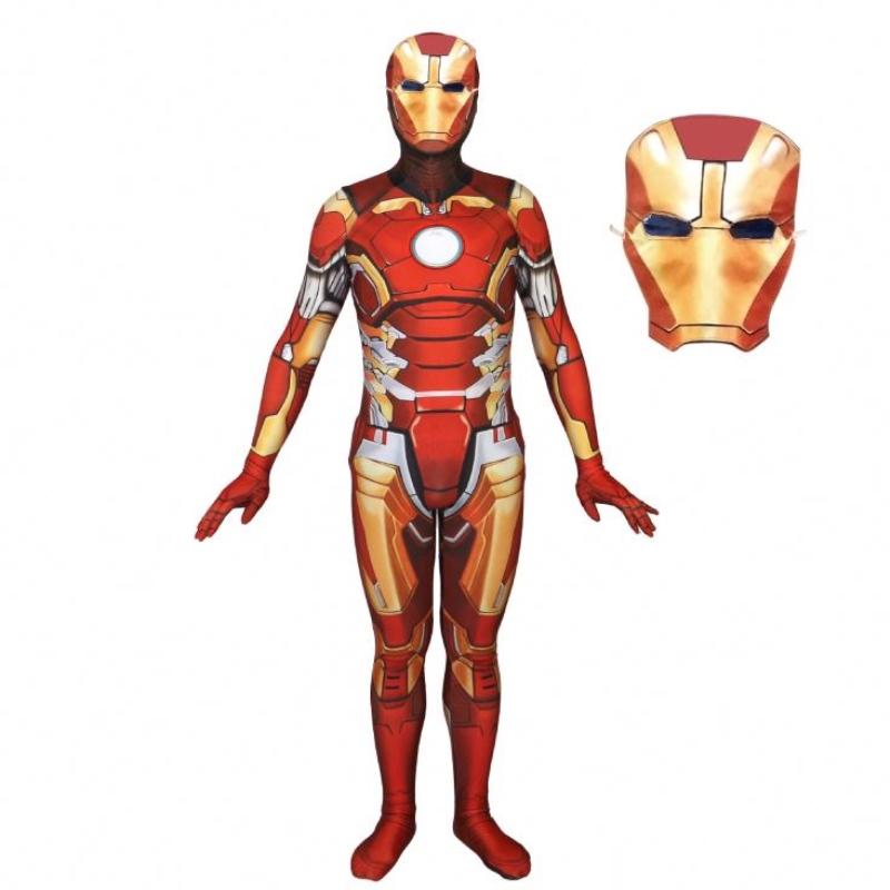Super Hero Cosplay Iron Suits For Kids Halloween Carnival Birthday Party Performance Jumpsuit Cosplay Children \\\\ \'s kostymer