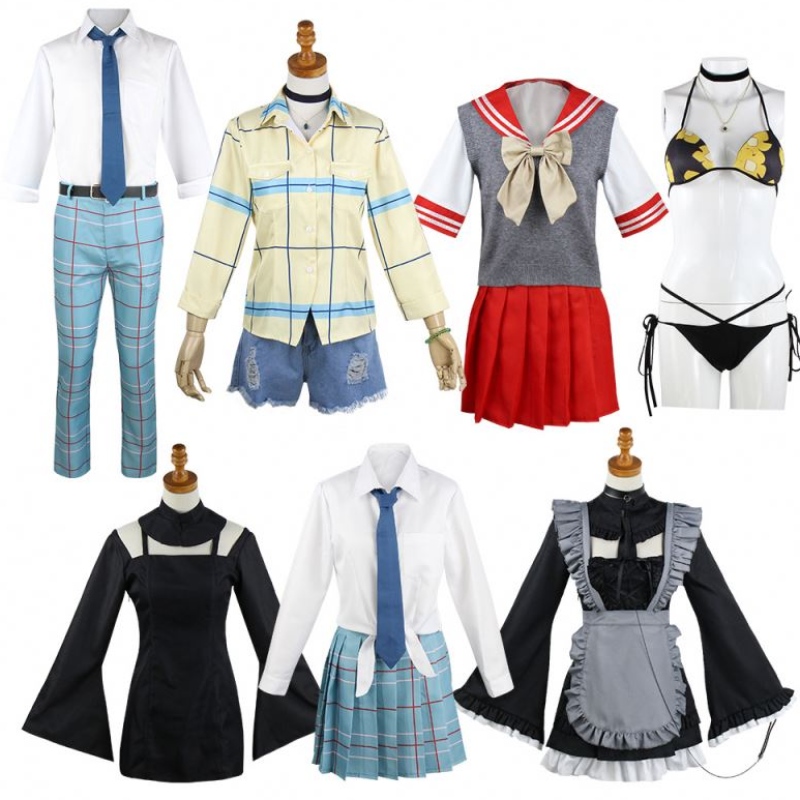 Marin Kitagawa cosplay klä upp älskling kostym jk skol uniform kjol kläder halloween karneval kostym