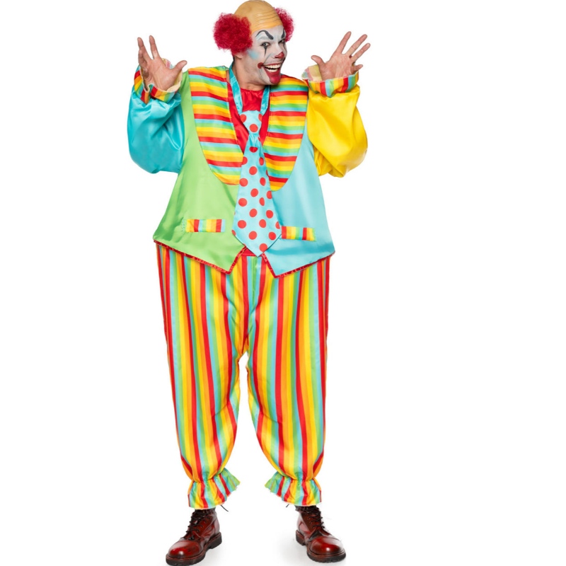 CLOWN COSTUM FÖR MÄNNA CIRCUS